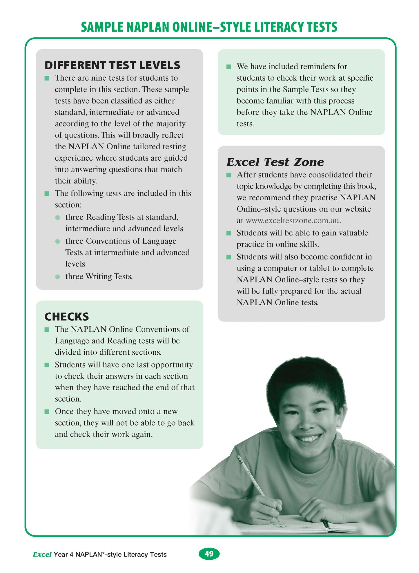 Excel Year 4 NAPLAN*-style Literacy Tests