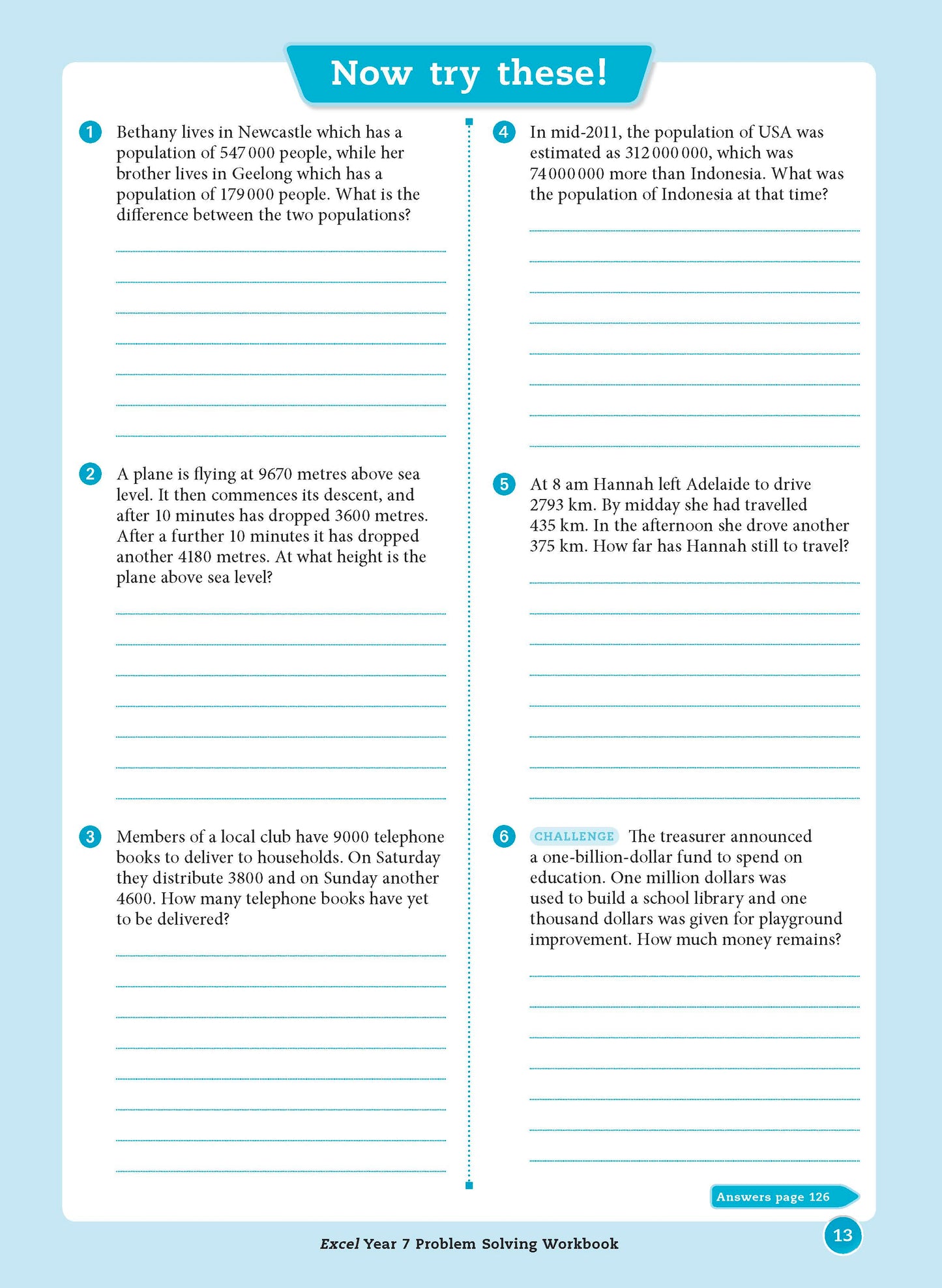 Excel Essential Skills - Problem Solving Workbook Year 7