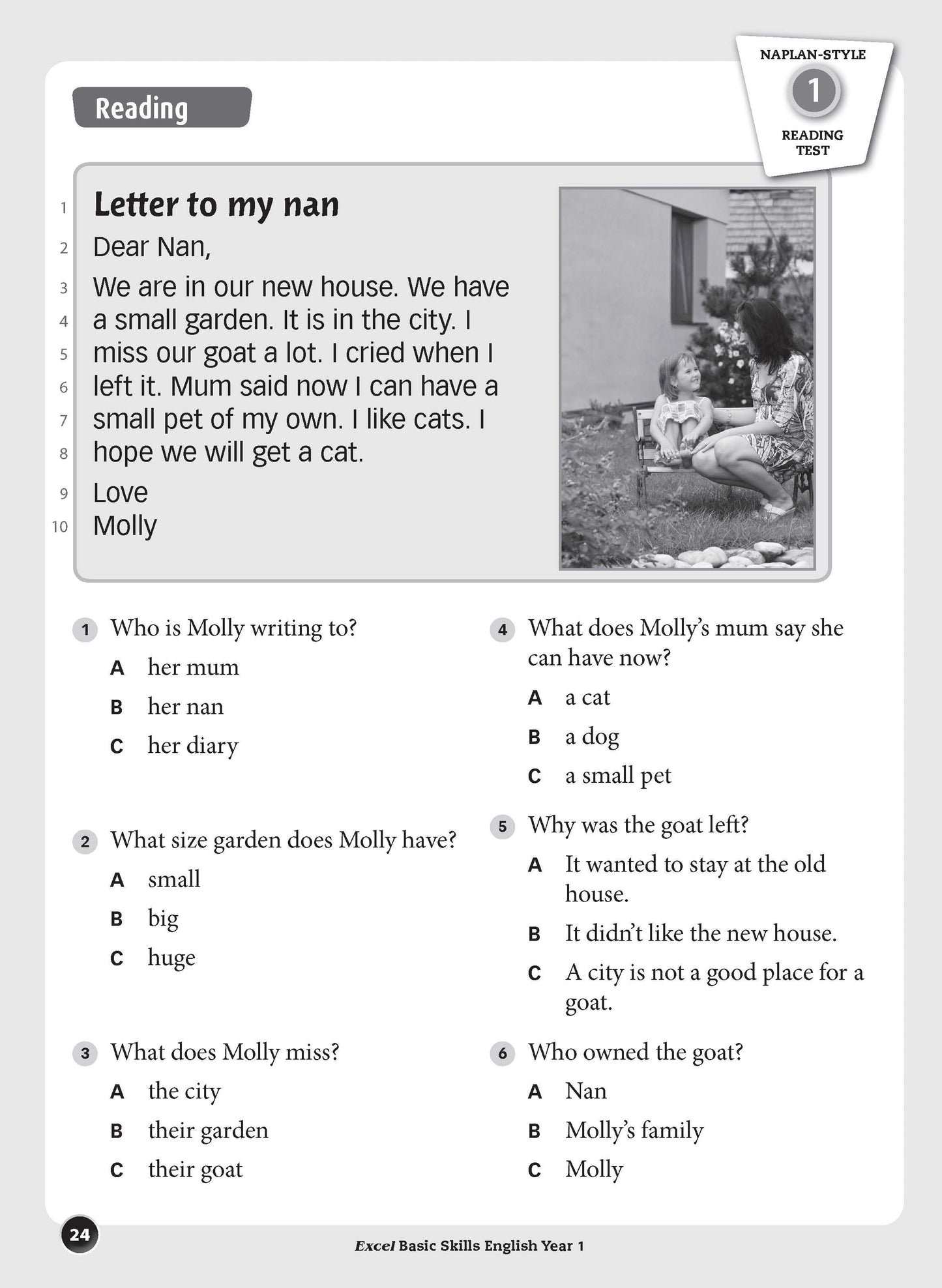 Excel Basic Skills - English Year 1