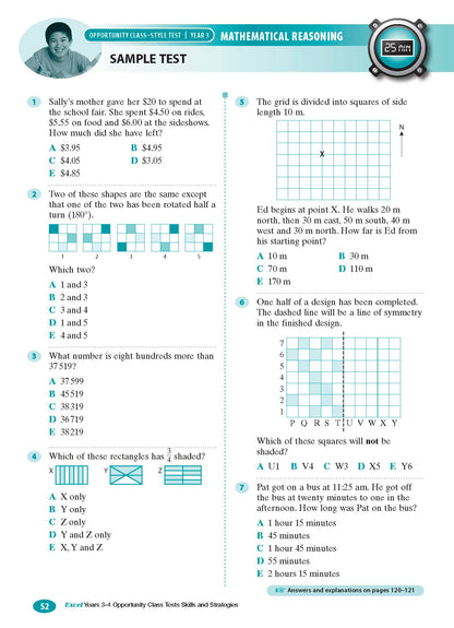 Excel Test Skills - Opportunity Class Tests Skills and Strategies Years 3-4