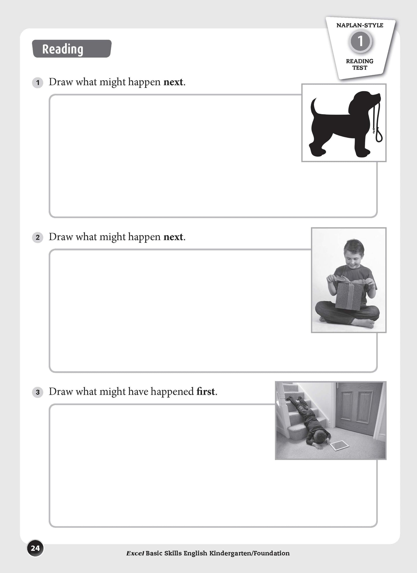 Excel Basic Skills - English Kindergarten/Foundation