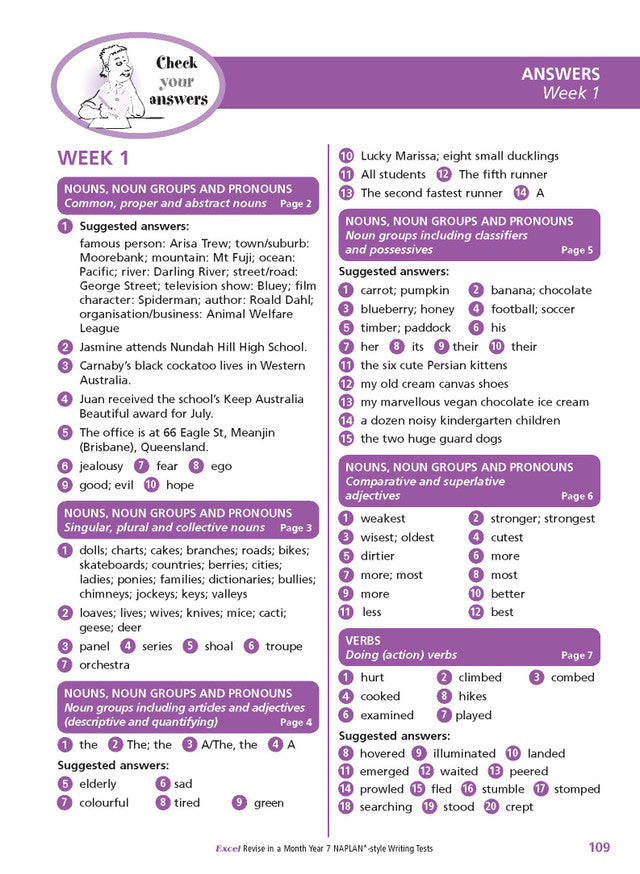 Excel Revise in a Month Year 7 NAPLAN*-style Writing Tests