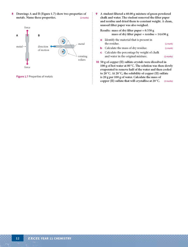 Excel HSC Year 11 Chemistry Study Guide
