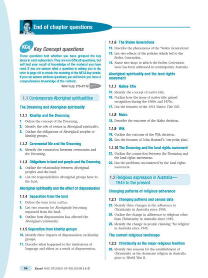 Excel HSC Year 12 Studies of Religion I and II Study Guide