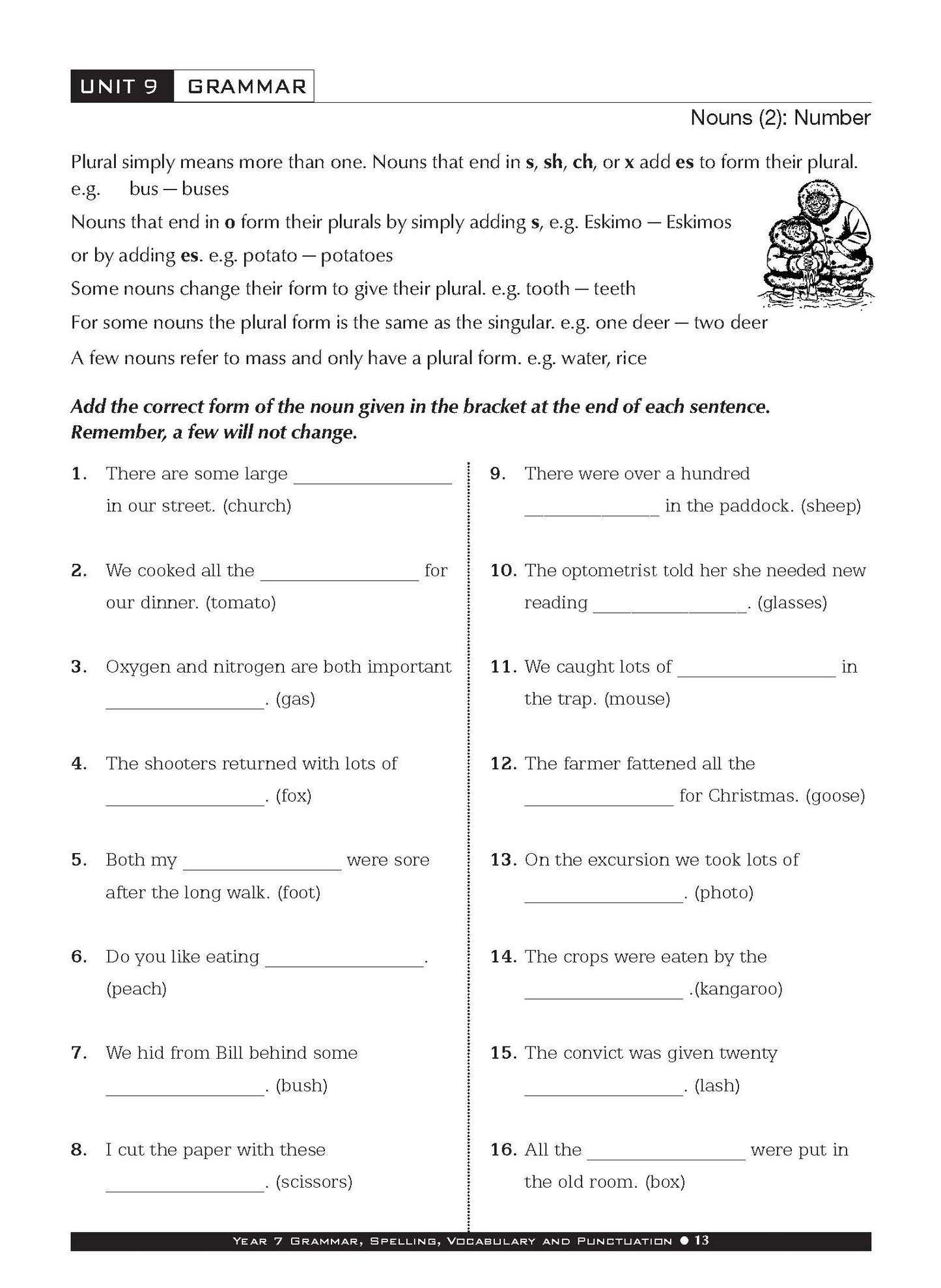 Excel Basic Skills - Grammar, Spelling, Vocabulary and Punctuation Year 7