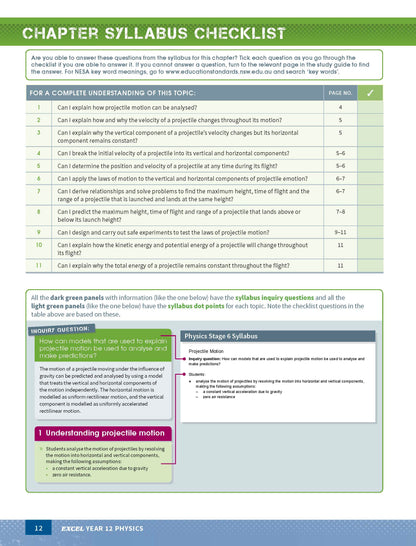 Excel HSC Year 12 Physics Study Guide