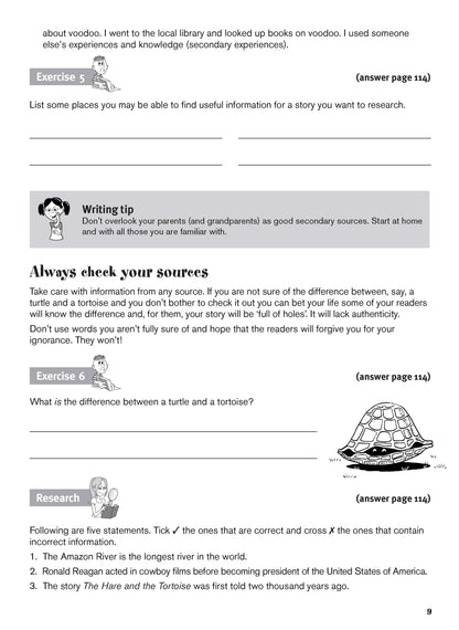 Excel Basic Skills - Creative Writing Workbook Years 5-6