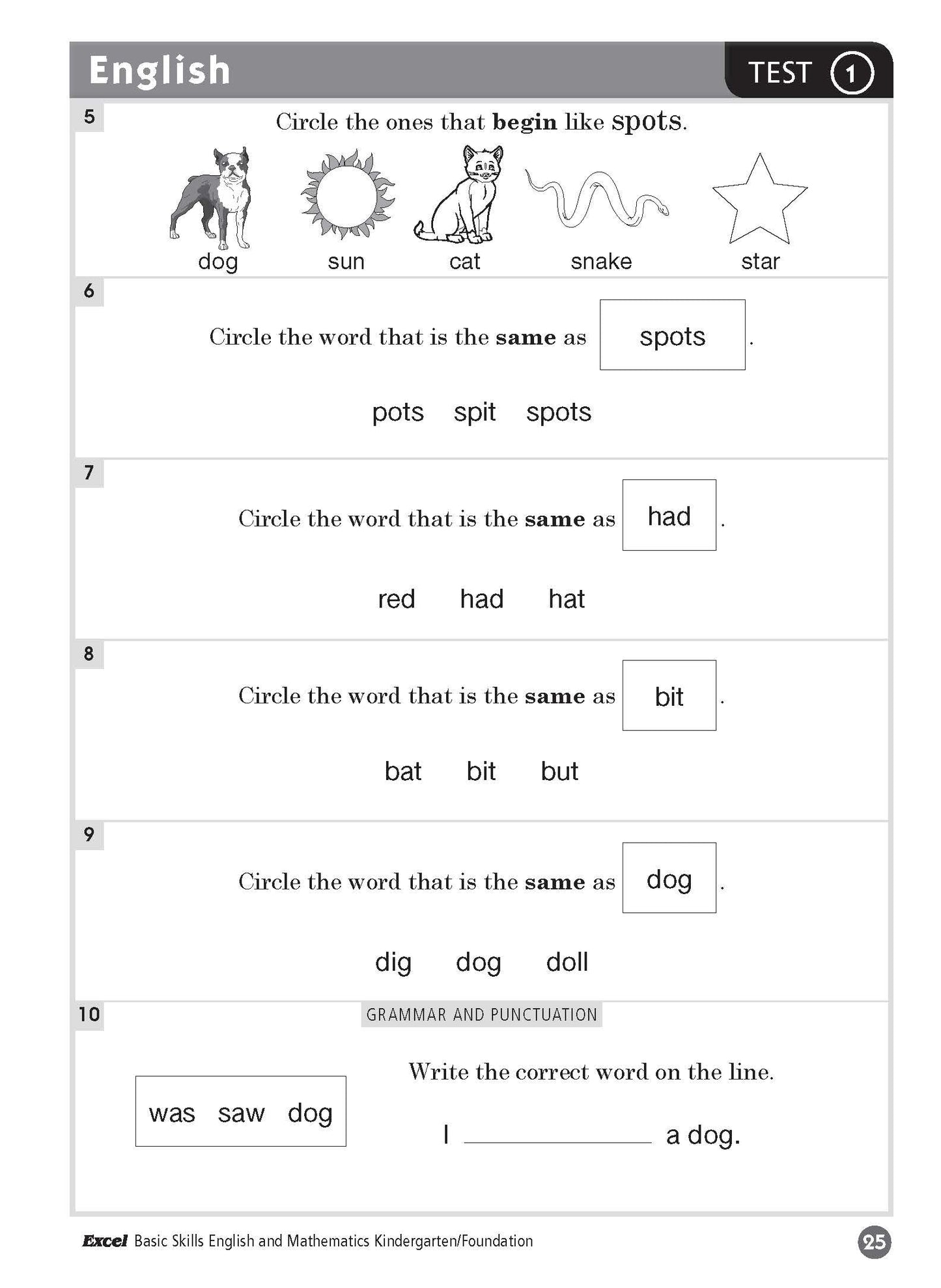 Excel Basic Skills - English and Mathematics Foundation
