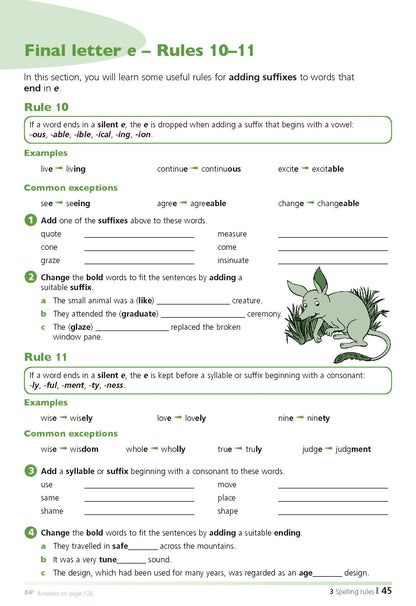 Excel Handbooks - Primary Spelling Years 3-6