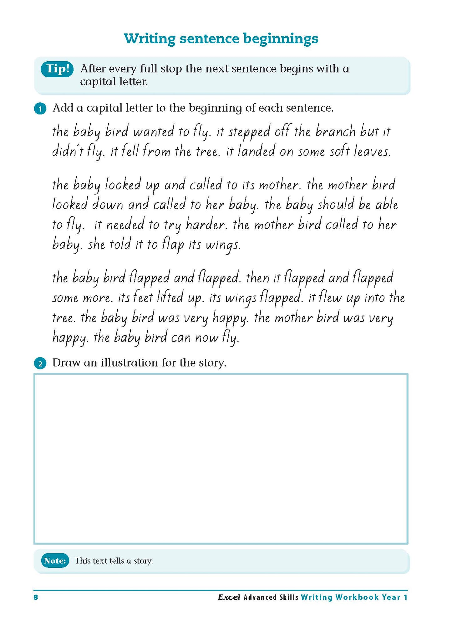 Excel Advanced Skills - Writing Workbook Year 1