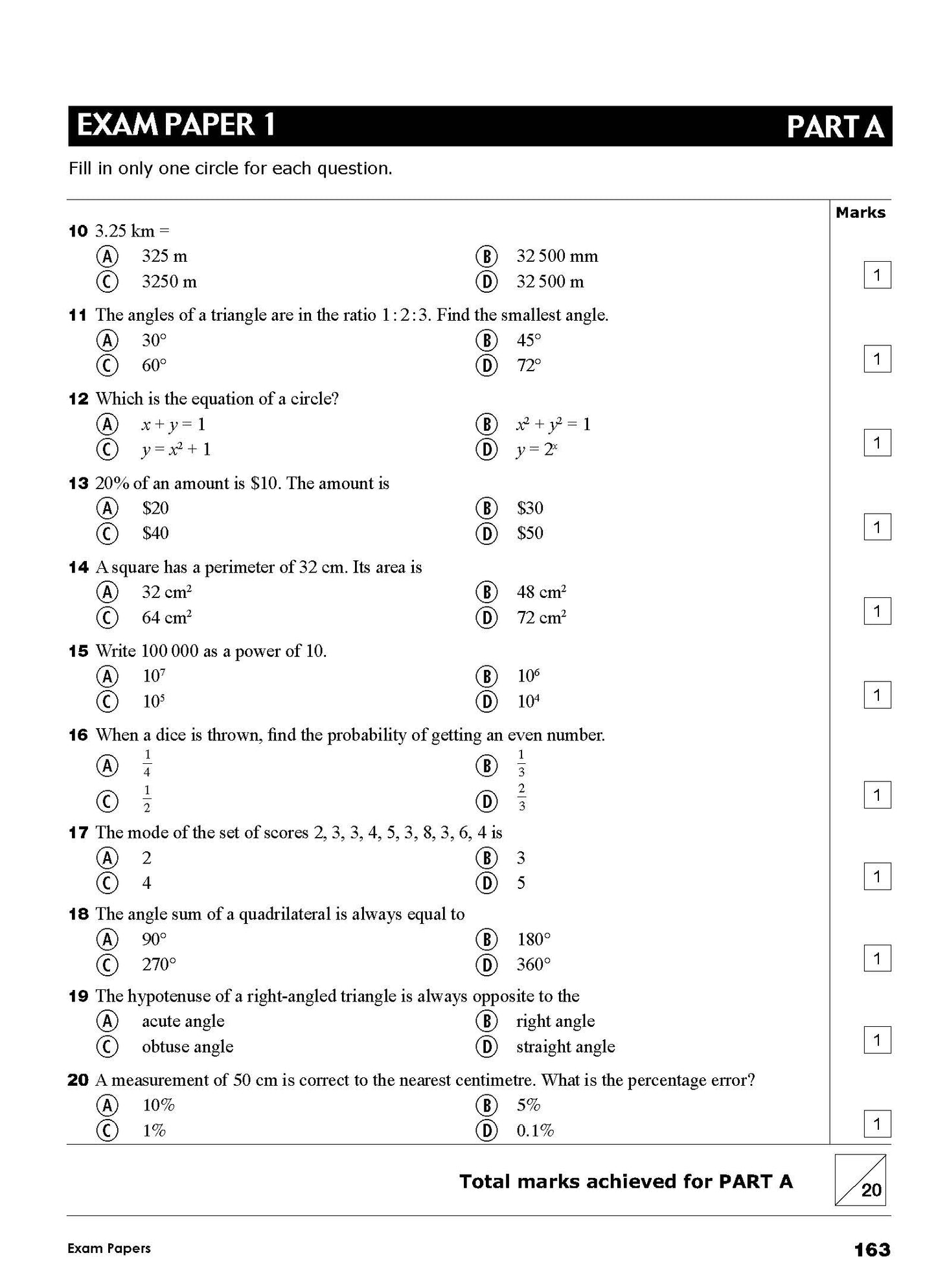 Excel Essential Skills - Mathematics Revision & Exam Workbook Year 9 NE