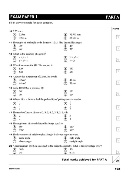 Excel Essential Skills - Mathematics Revision & Exam Workbook Year 9 NE
