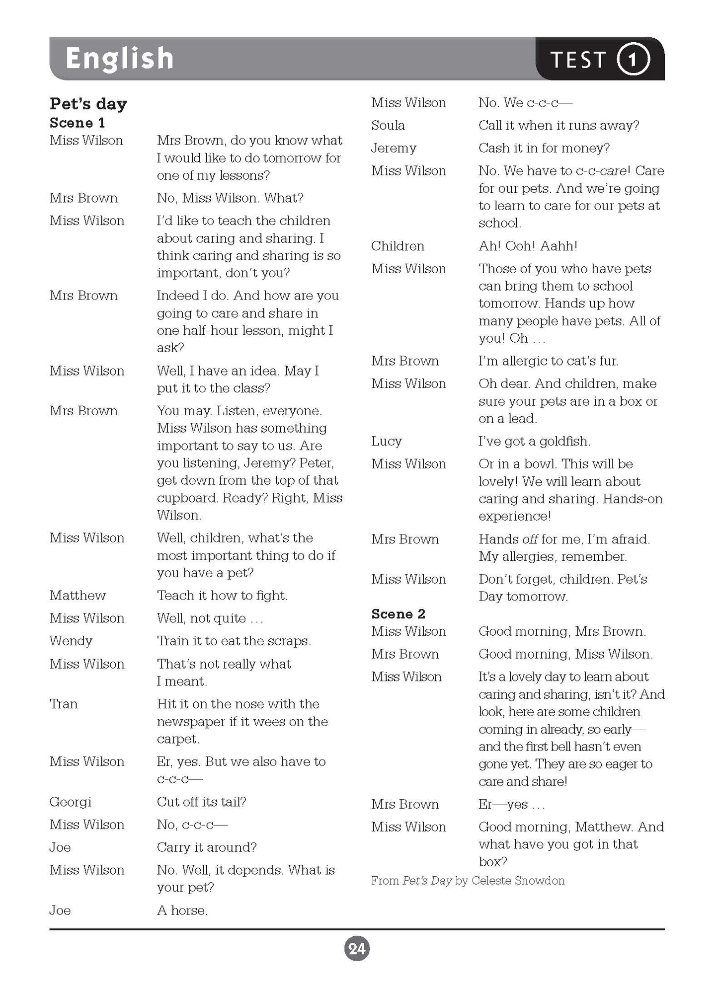 Excel Basic Skills - English and Mathematics Year 3