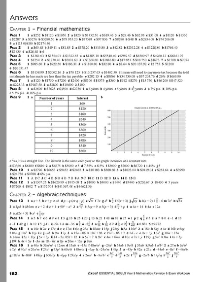 Excel Essential Skills - Mathematics Revision & Exam Workbook Year 9 NE