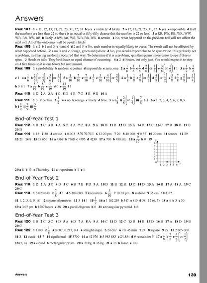 Excel Essential Skills - Mathematics Revision & Test Workbook Year 5
