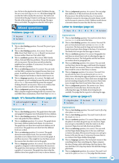 Excel Advanced Skills - Reading and Comprehension Workbook Year 1