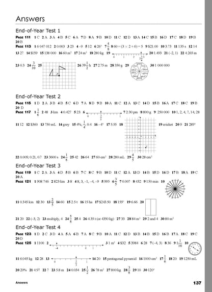 Excel Essential Skills - Mathematics Revision & Test Workbook Year 6