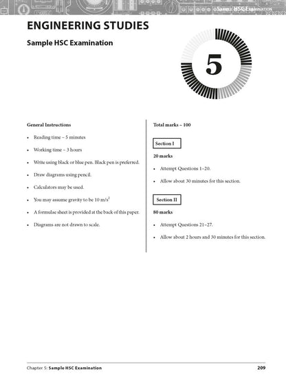 Excel HSC Year 12 Engineering Studies Study Guide