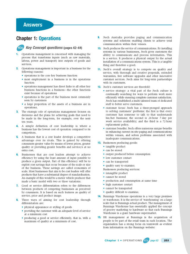 Excel HSC Year 11 Business Studies Study Guide