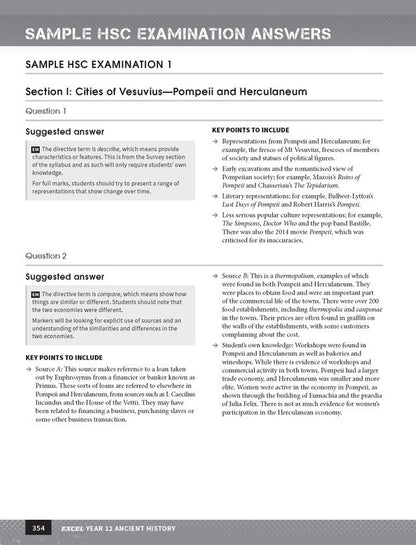 Excel HSC Year 12 Ancient History Study Guide