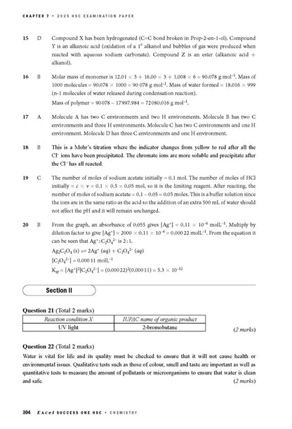 Excel Success One HSC Year 12 Chemistry (2026 Edition)