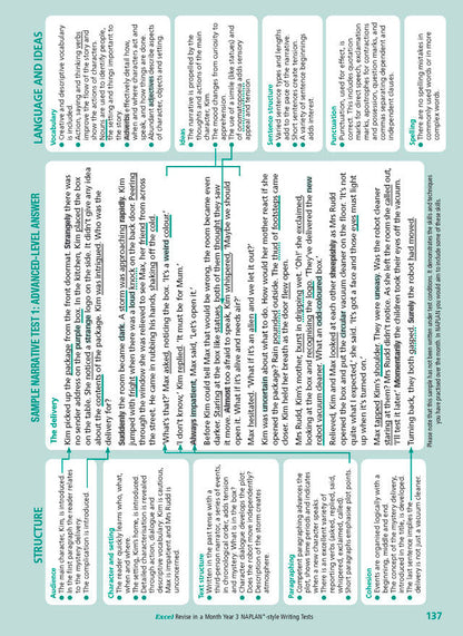 Excel Revise in a Month Year 3 NAPLAN*-style Writing Tests