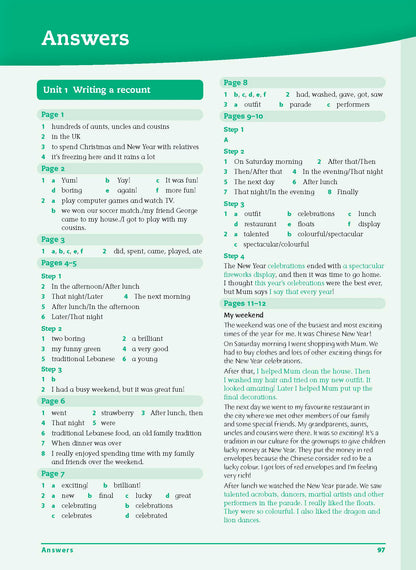Excel Advanced Skills - Writing Workbook Year 4