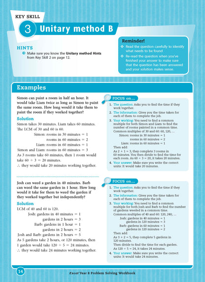 Excel Essential Skills - Problem Solving Workbook Year 8