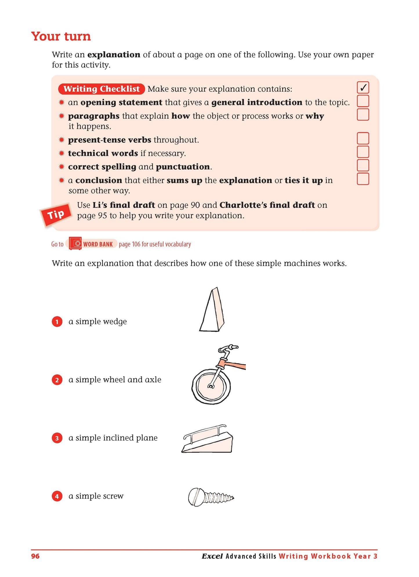 Excel Advanced Skills - Writing Workbook Year 3