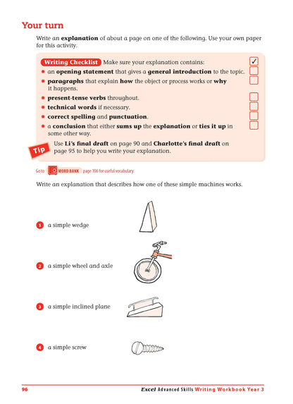 Excel Advanced Skills - Writing Workbook Year 3