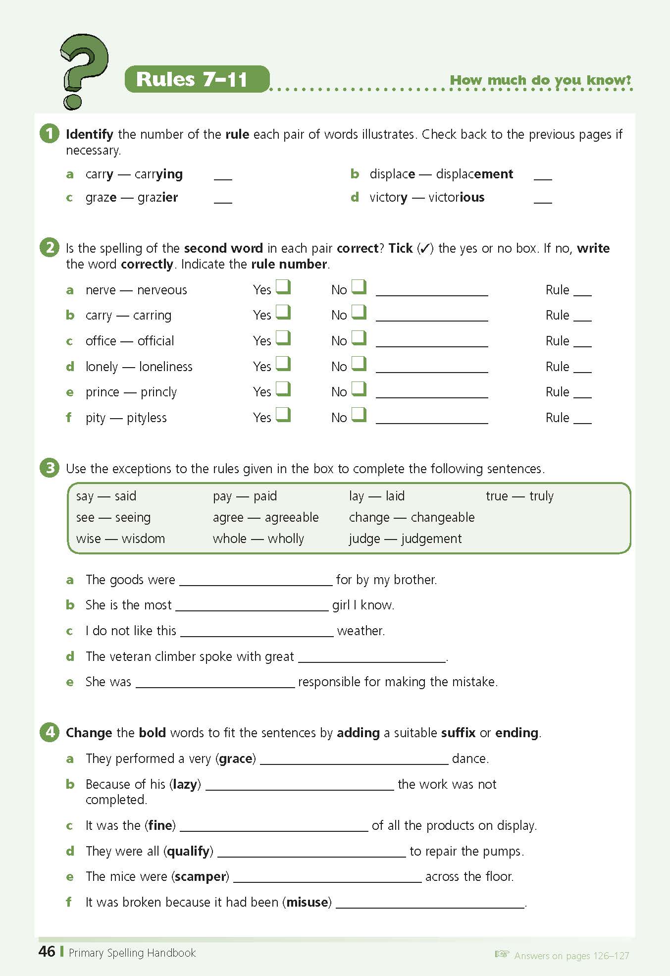 Excel Handbooks - Primary Spelling Years 3-6