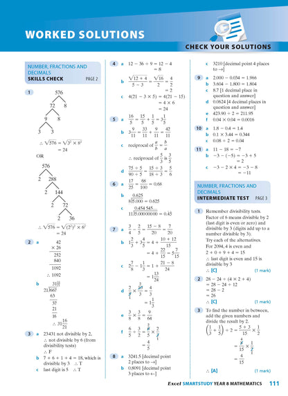Excel SmartStudy - Mathematics Year 8
