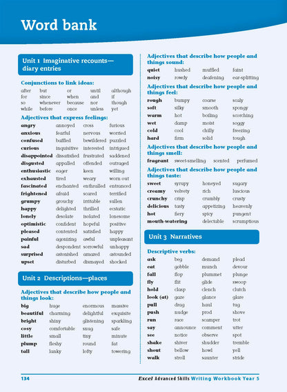 Excel Advanced Skills - Writing Workbook Year 5