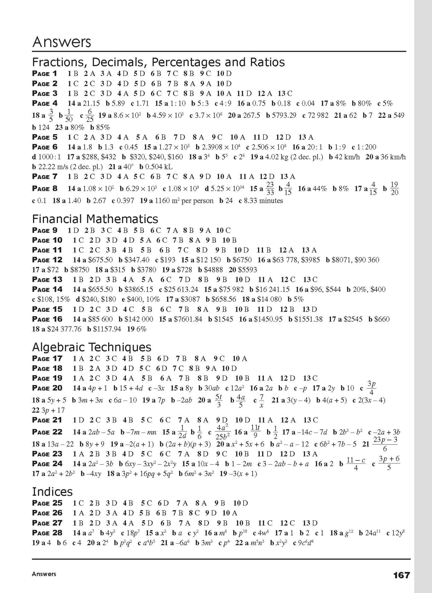 Excel Tests - Mathematics Practice Tests Year 9