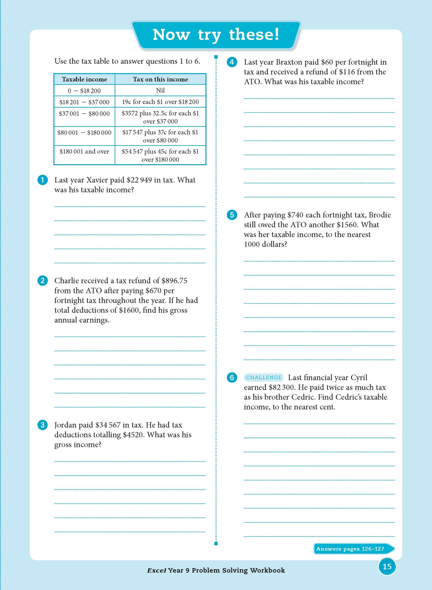 Excel Essential Skills - Problem Solving Workbook Year 9