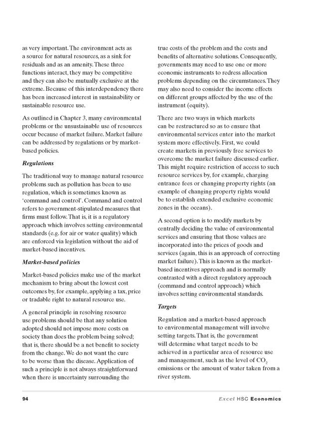 Excel HSC Year 11 Economics Study Guide