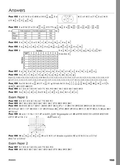 Excel Essential Skills - Mathematics Revision & Exam Workbook Year 9 NE