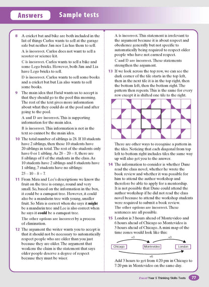 Excel Selective Schools and Scholarship Mathematical Reasoning Tests Years 5-6