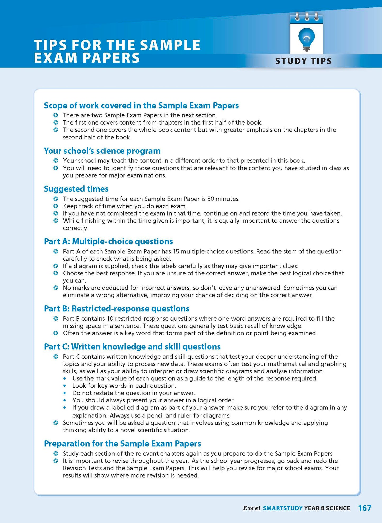 Excel SmartStudy - Science Year 8