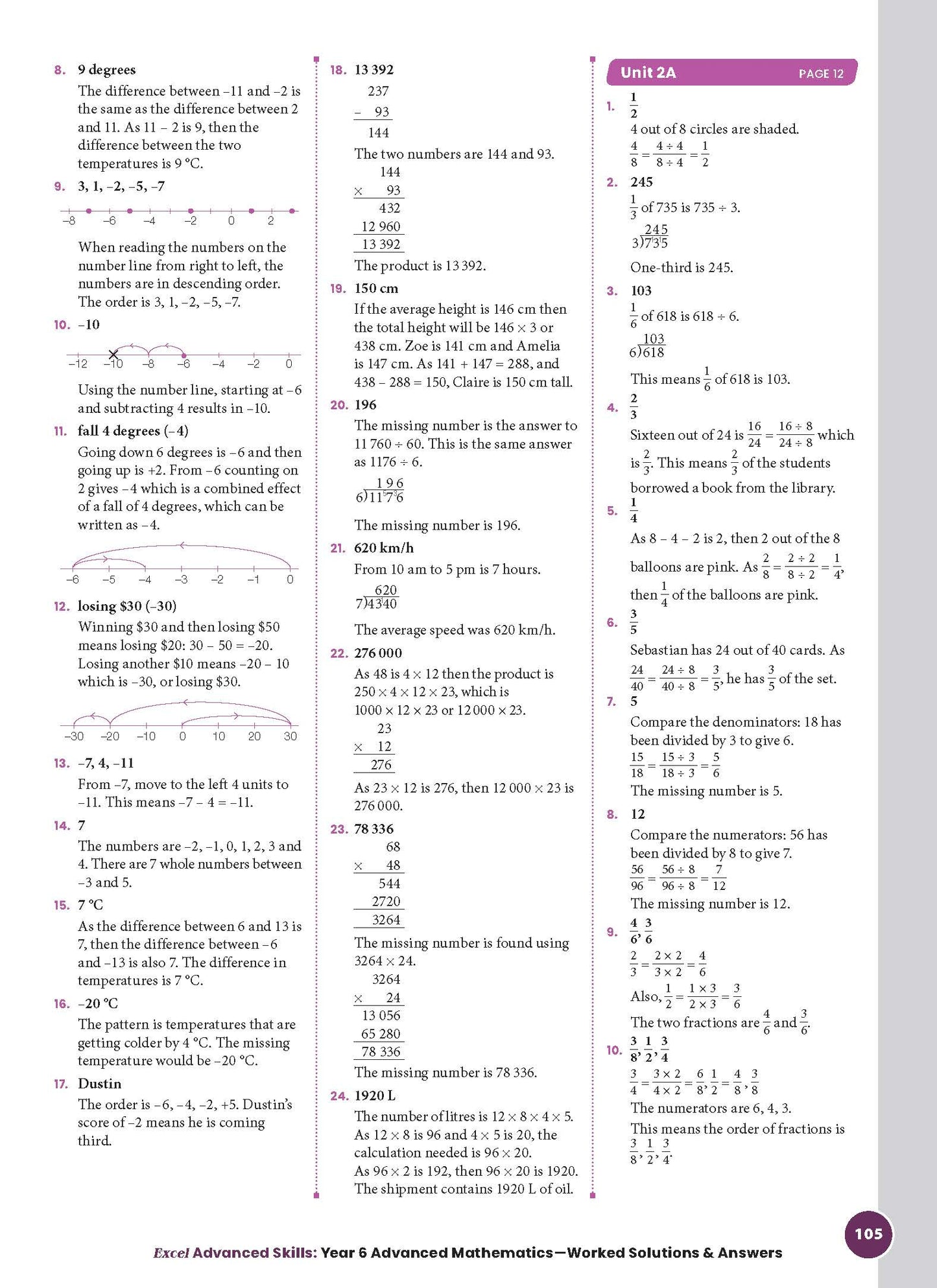 Excel Advanced Skills - Advanced Mathematics Year 6
