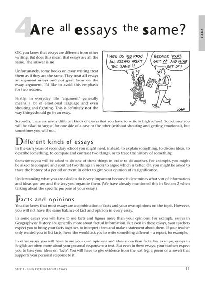 Excel Essential Skills - Essay Writing Step-by-Step Years 7-10