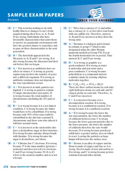 Excel SmartStudy - Science Year 10