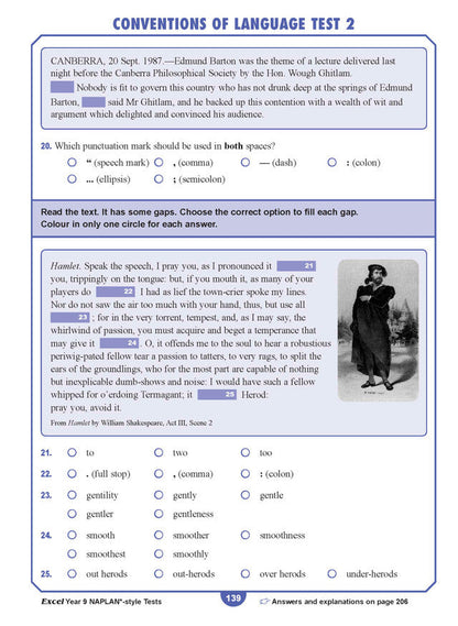Excel Year 9 NAPLAN*-style Tests