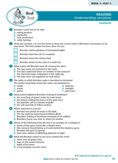 Excel Revise in a Month Year 6 NAPLAN*-style Tests