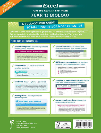 Excel HSC Year 12 Biology Study Guide