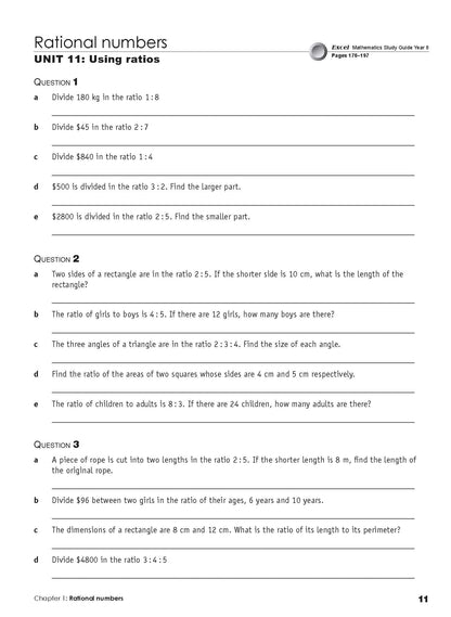 Excel Essential Skills - Mathematics Extension Revision and Exam Workbook Year 8