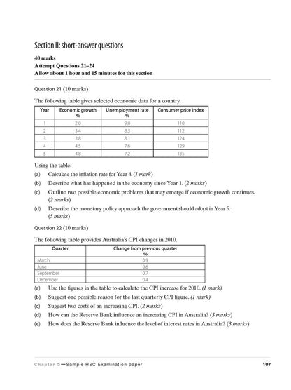 Excel HSC Year 11 Economics Study Guide