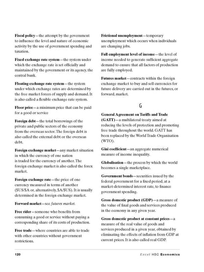 Excel HSC Year 11 Economics Study Guide