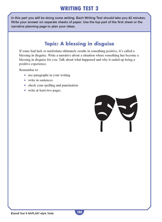 Excel Year 9 NAPLAN*-style Tests