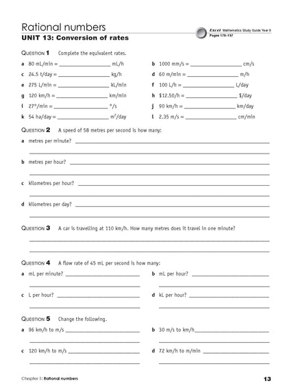 Excel Essential Skills - Mathematics Extension Revision and Exam Workbook Year 8